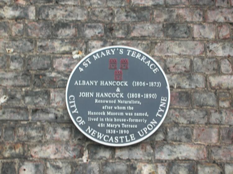 John and Albany Hancock Commemorative Plaque