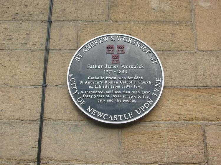 Father James Worswick Commemorative Plaque