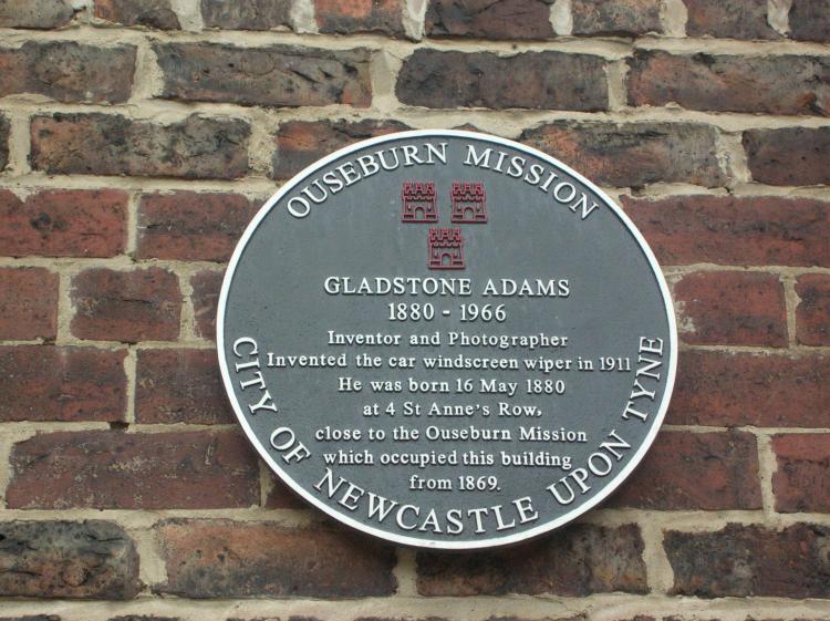 Gladstone Adams Commemorative Plaque