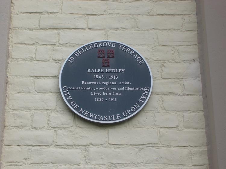 Ralph Hedley Commemorative Plaque